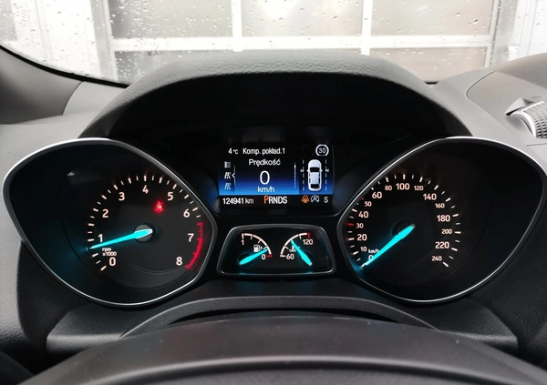 Ford Kuga cena 88900 przebieg: 124941, rok produkcji 2018 z Sulmierzyce małe 301